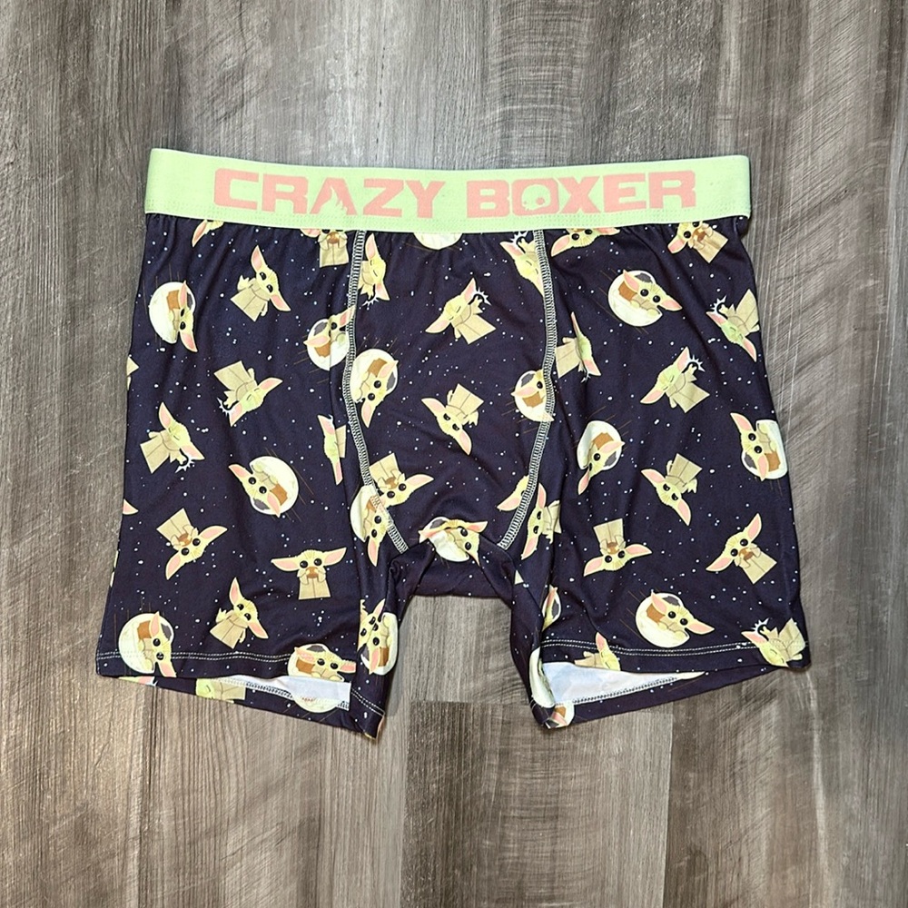 Star Wars Baby Yoda Crazy Boxer Boxer Brief - XL